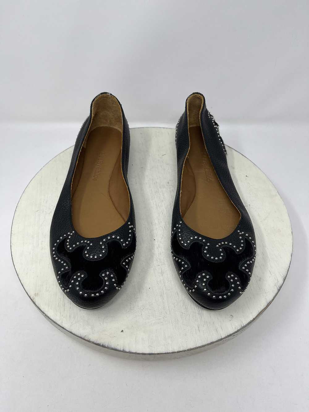 See By Chloe Size 9.5 Black Studded Shoes - image 6