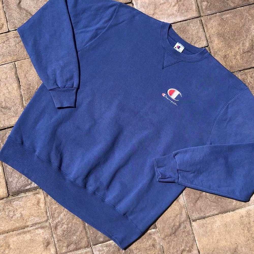 Vintage 90s Champion Made in USA Essential Spello… - image 1