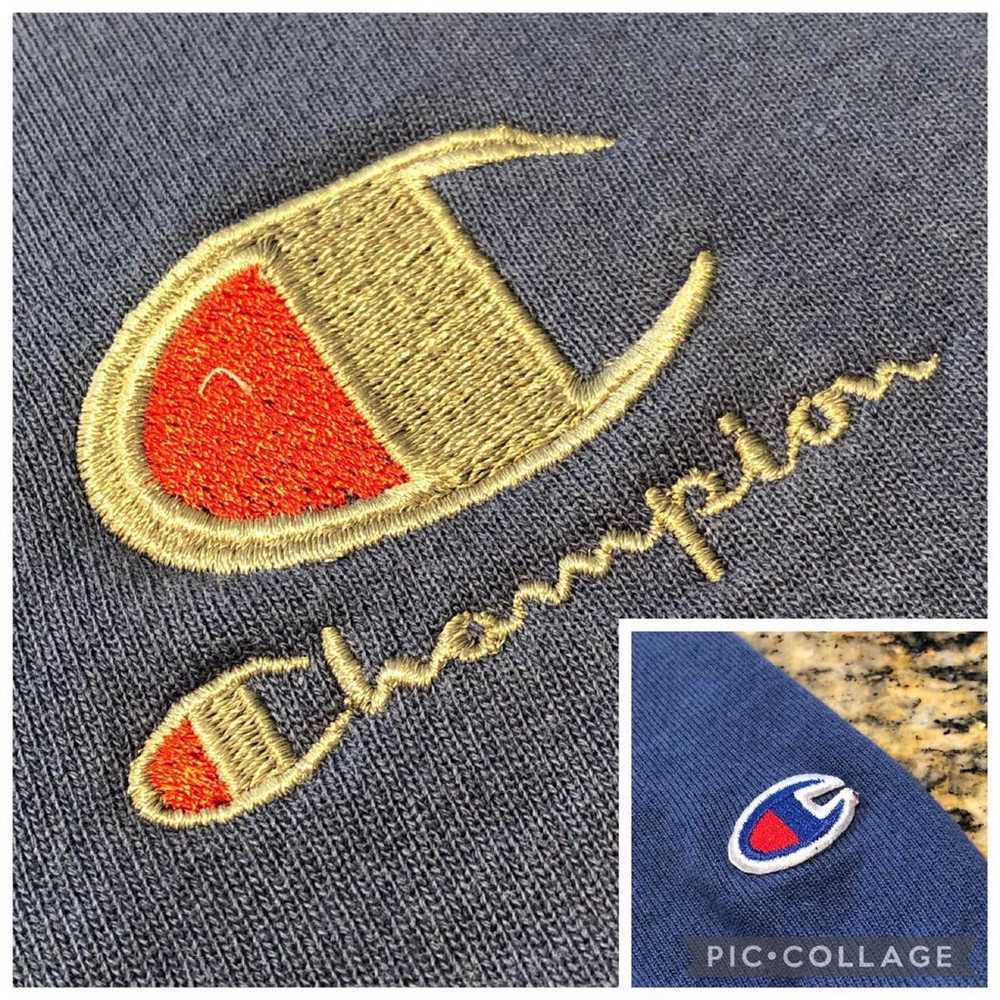 Vintage 90s Champion Made in USA Essential Spello… - image 3