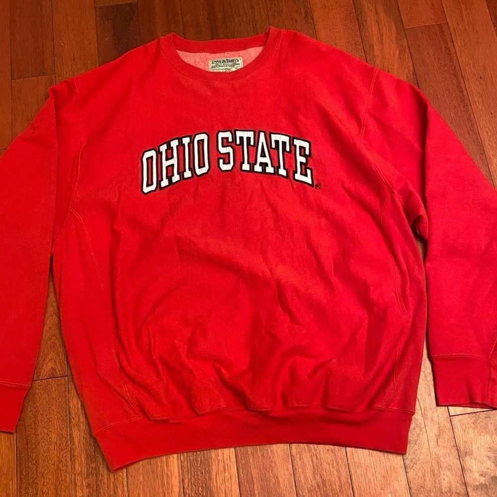 Vintage 90s Ohio State Buckeyes OSU pullover swea… - image 10