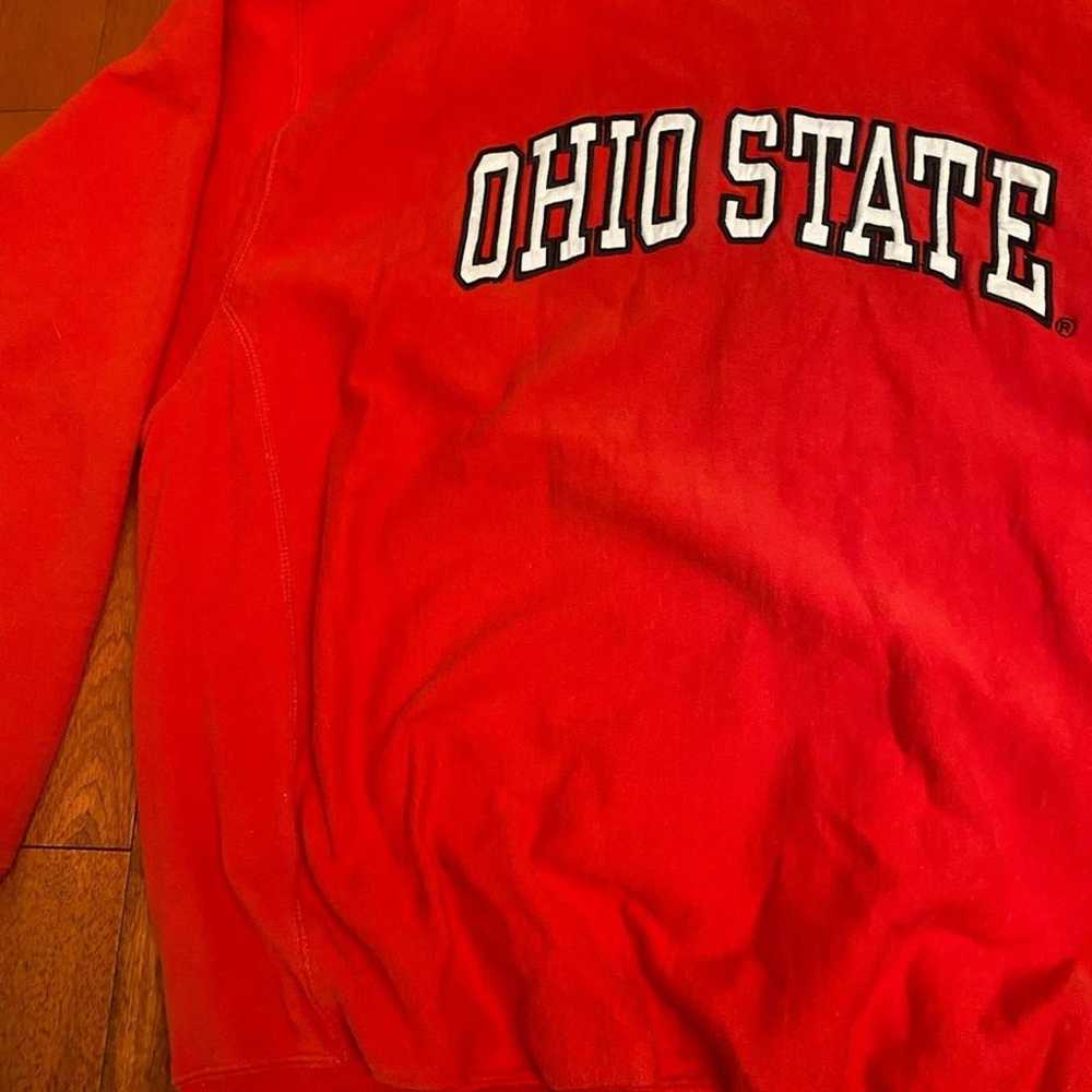 Vintage 90s Ohio State Buckeyes OSU pullover swea… - image 5