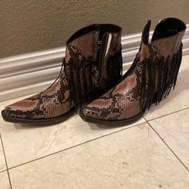 Tony Lama Python Booties - image 1