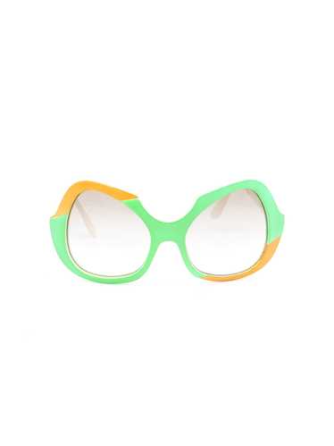 1960s Pucci Colorblock Shield Sunglasses - image 1