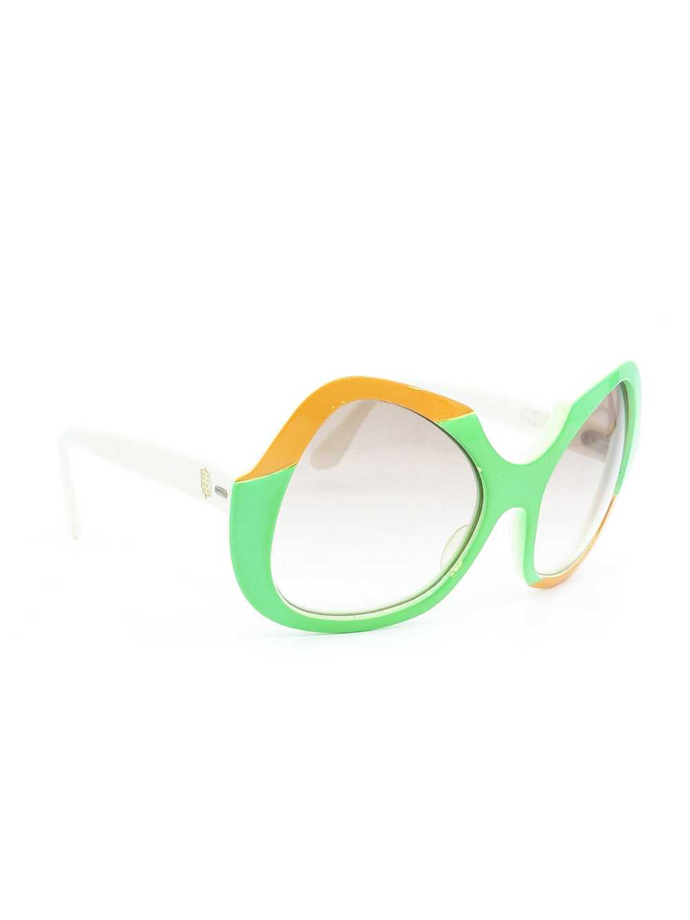 1960s Pucci Colorblock Shield Sunglasses - image 3
