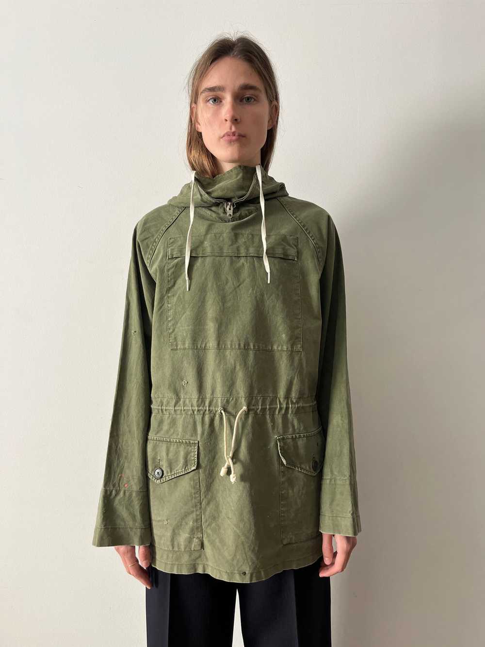 50s/60s Green British Cadet Anorak Smock - image 1