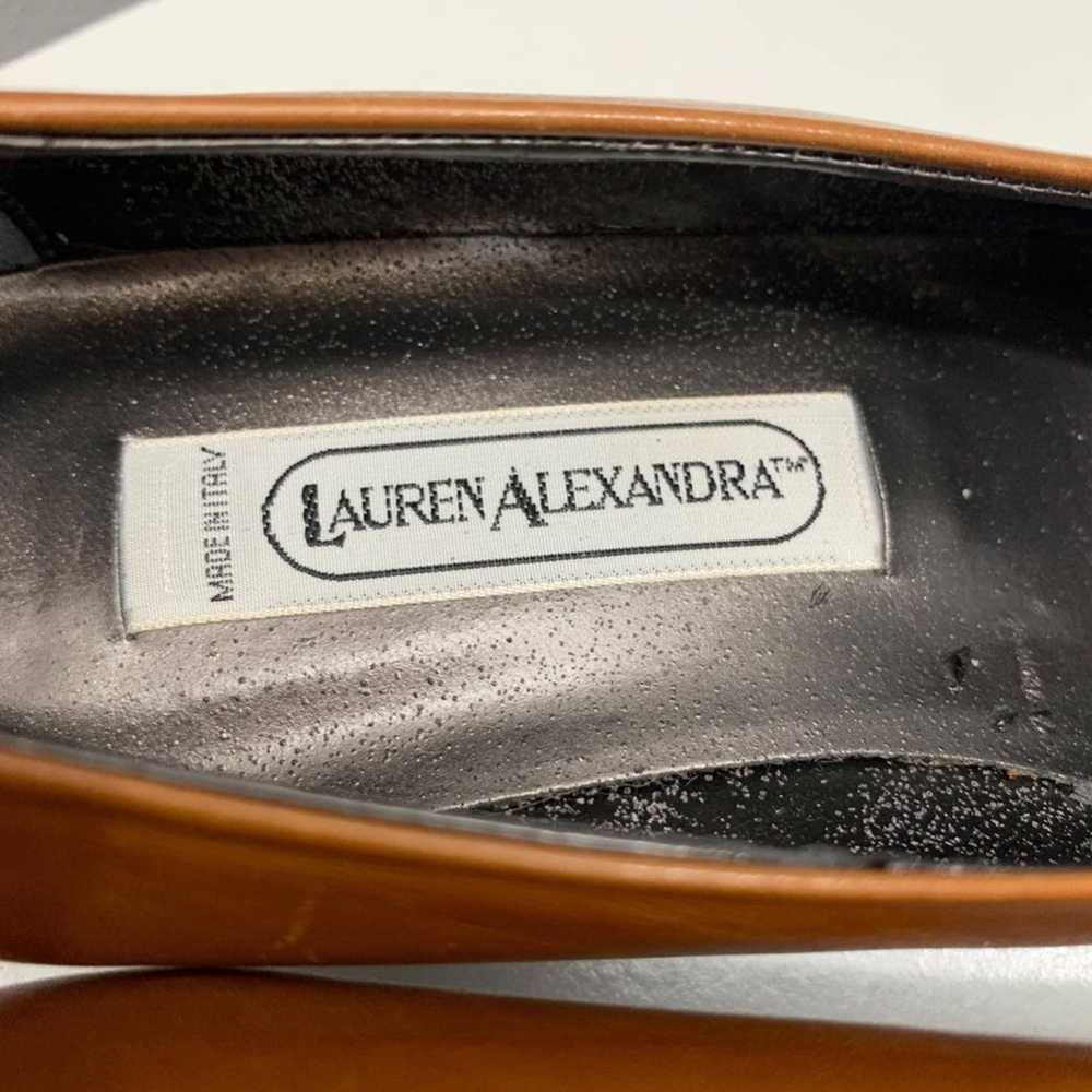 Vintage Lauren Alexandra Leather Flats, "real" Si… - image 4