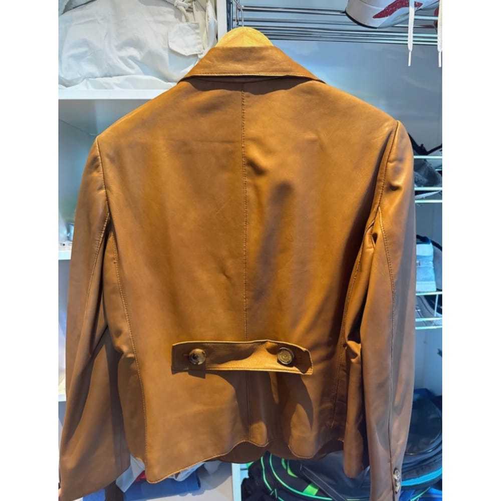 Carolina Herrera Leather biker jacket - image 2