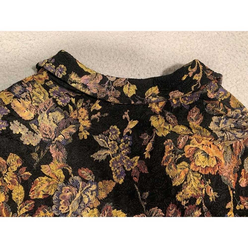 Vintage Chico's Travelers Floral Stretchy Cardiga… - image 11