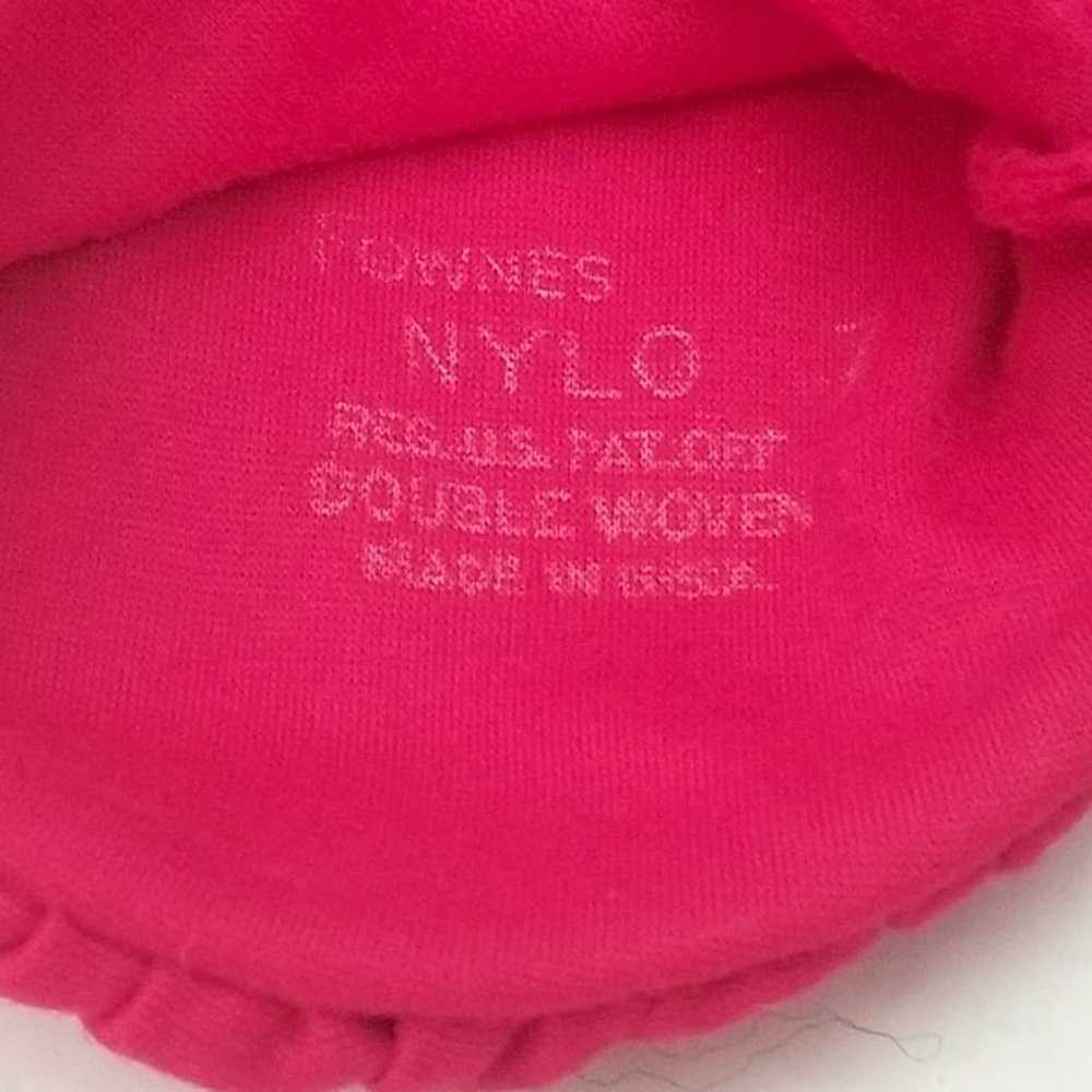 Ladies Fownes Gloves Fuchsia Nylon Size 7 Vintage… - image 5