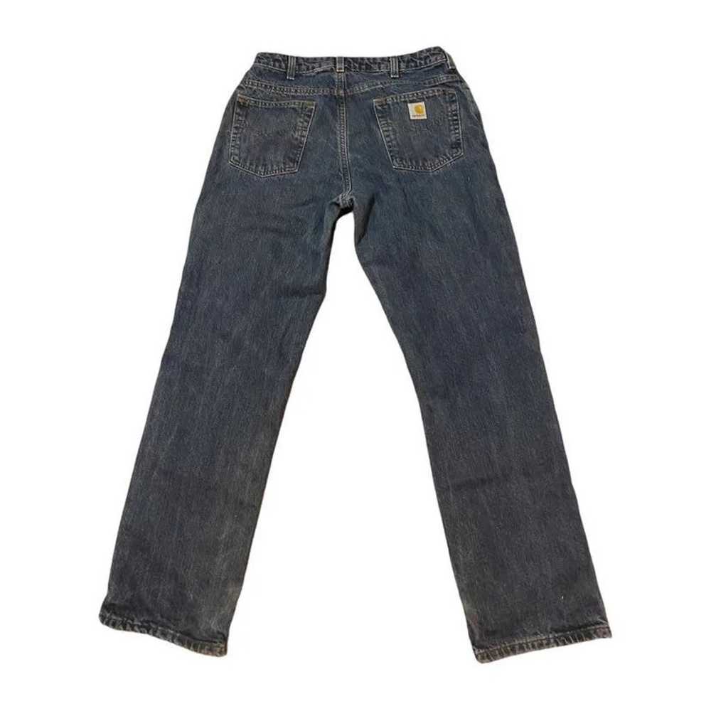 womens carhartt flannel lined jeans - image 2