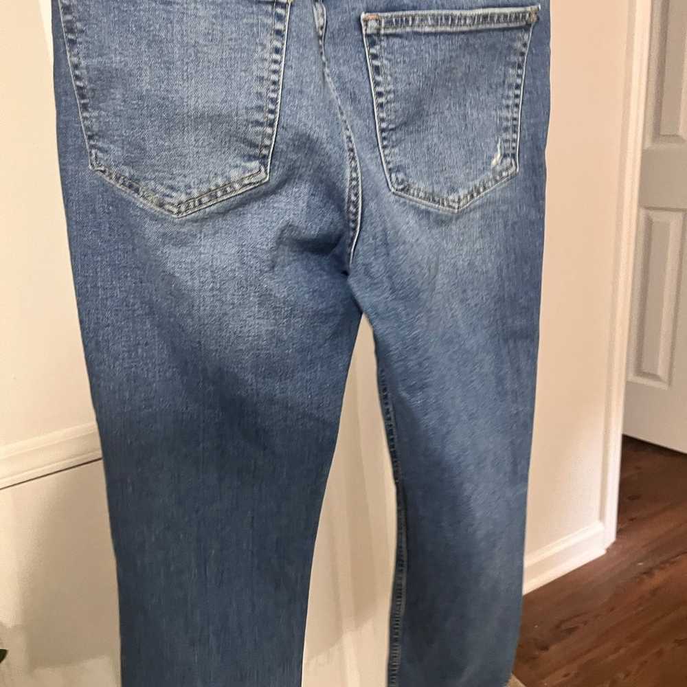 Gap Straight Leg Frayed Jeans - image 3