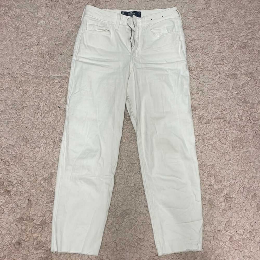 Hollister Vintage High Rise White Jeans - image 1