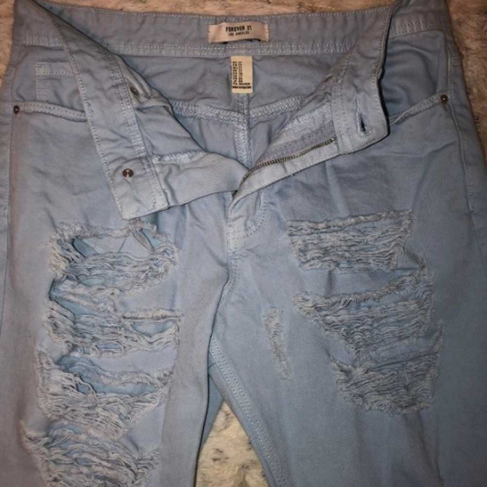 Distressed High Rise Baggy Jeans - image 3