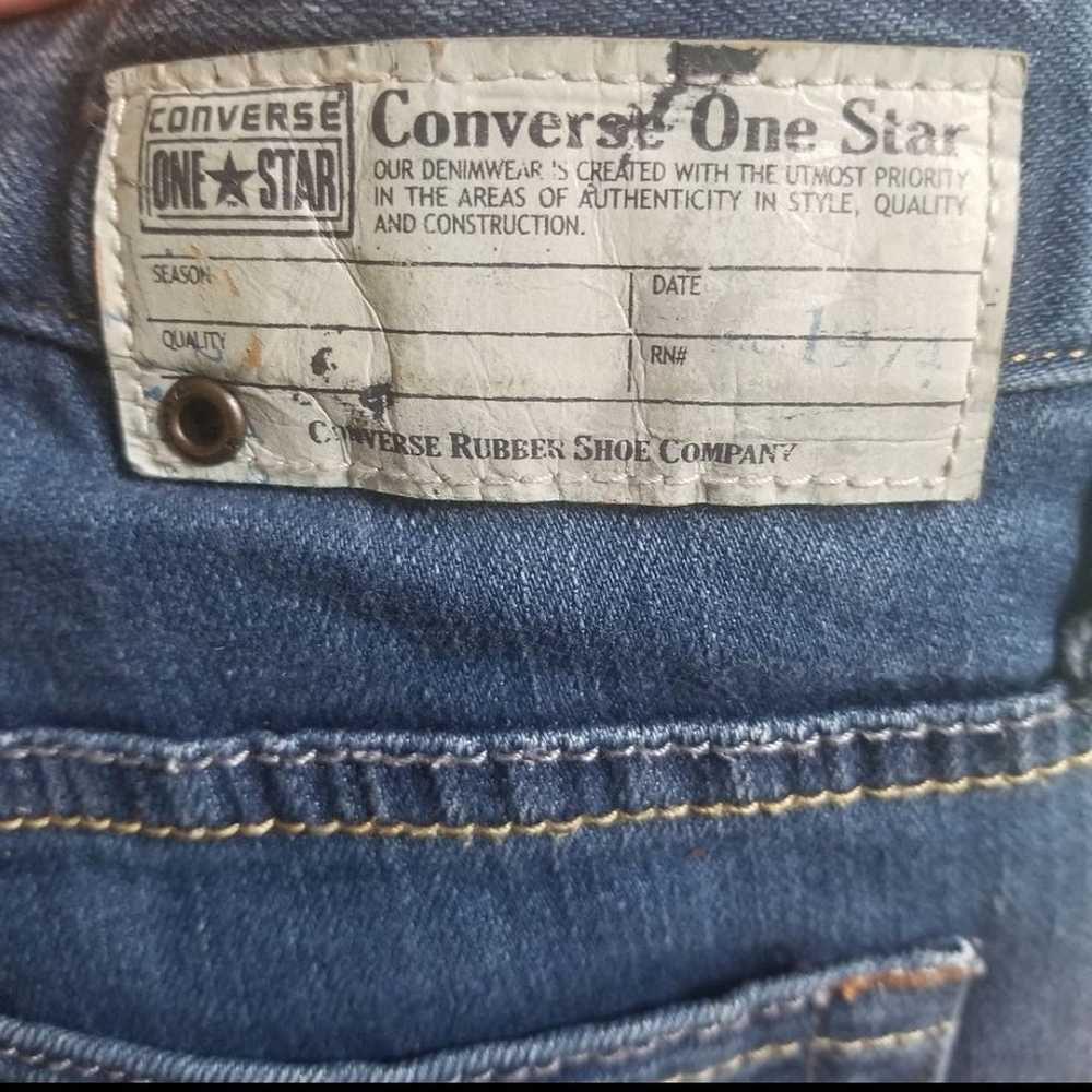 Vintage Y2K Converse OneStar Jeans 1974 Size 4 - image 2