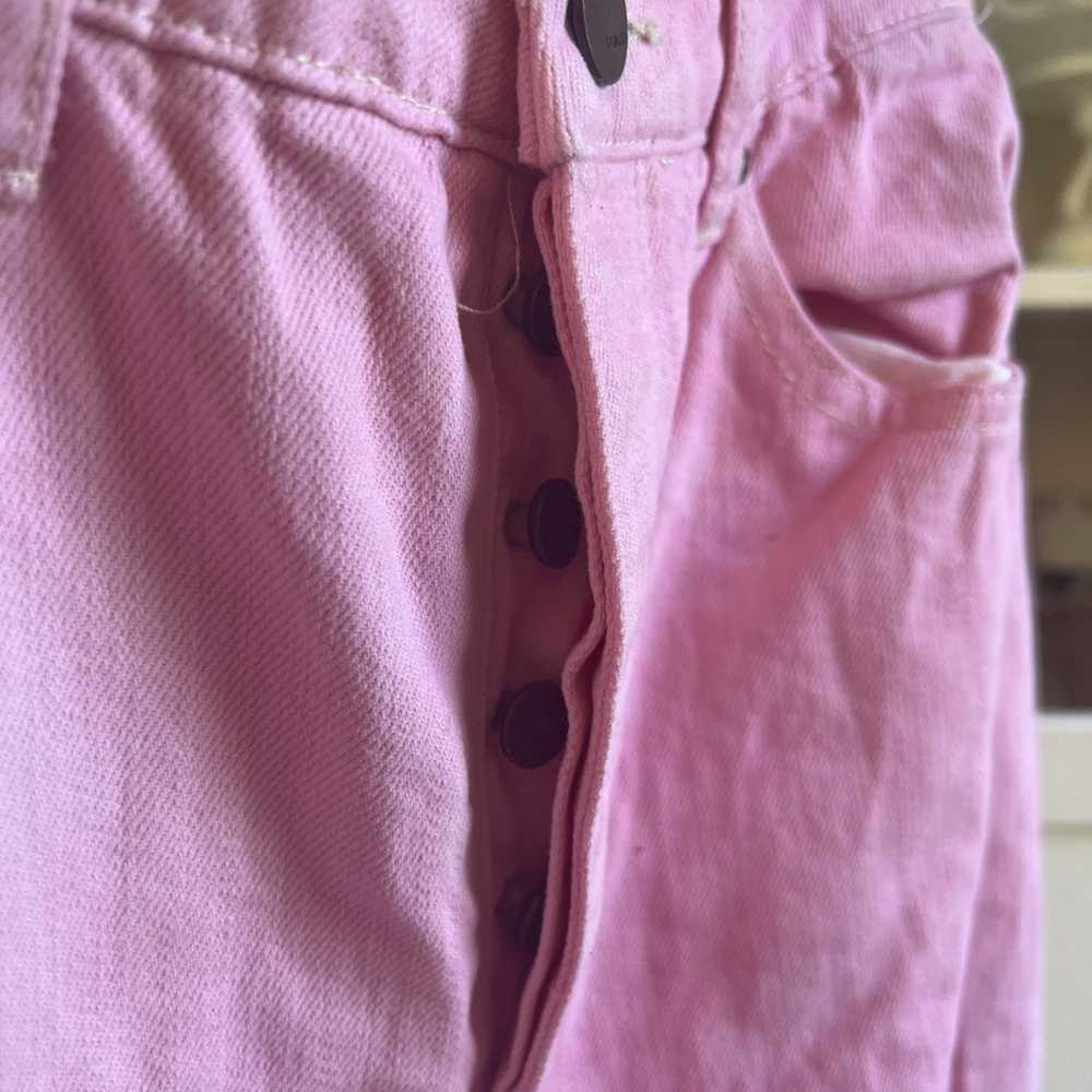 Vintage pink flare jeans - image 2