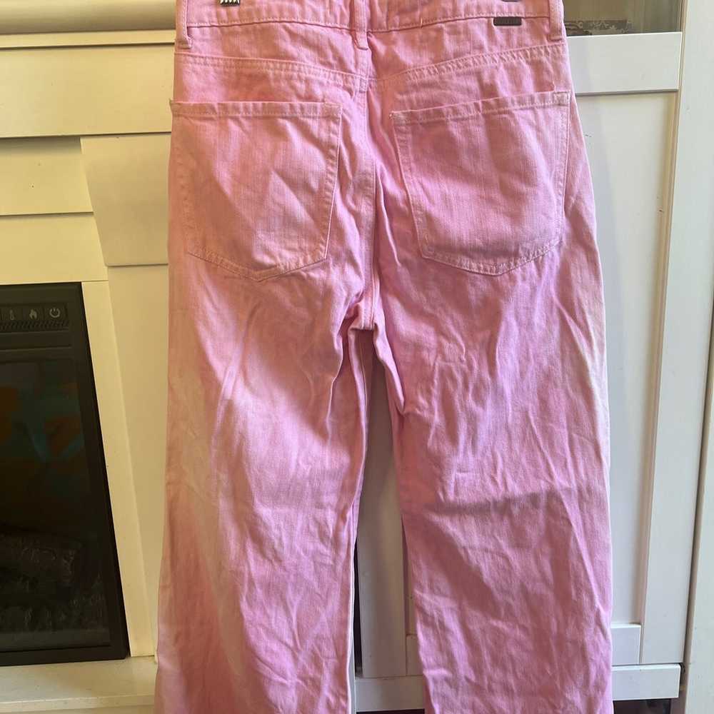 Vintage pink flare jeans - image 3