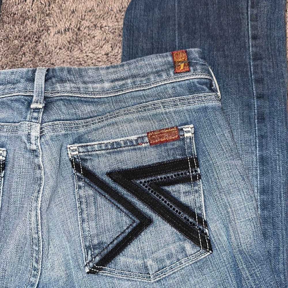 black logo y2k jeans - image 2