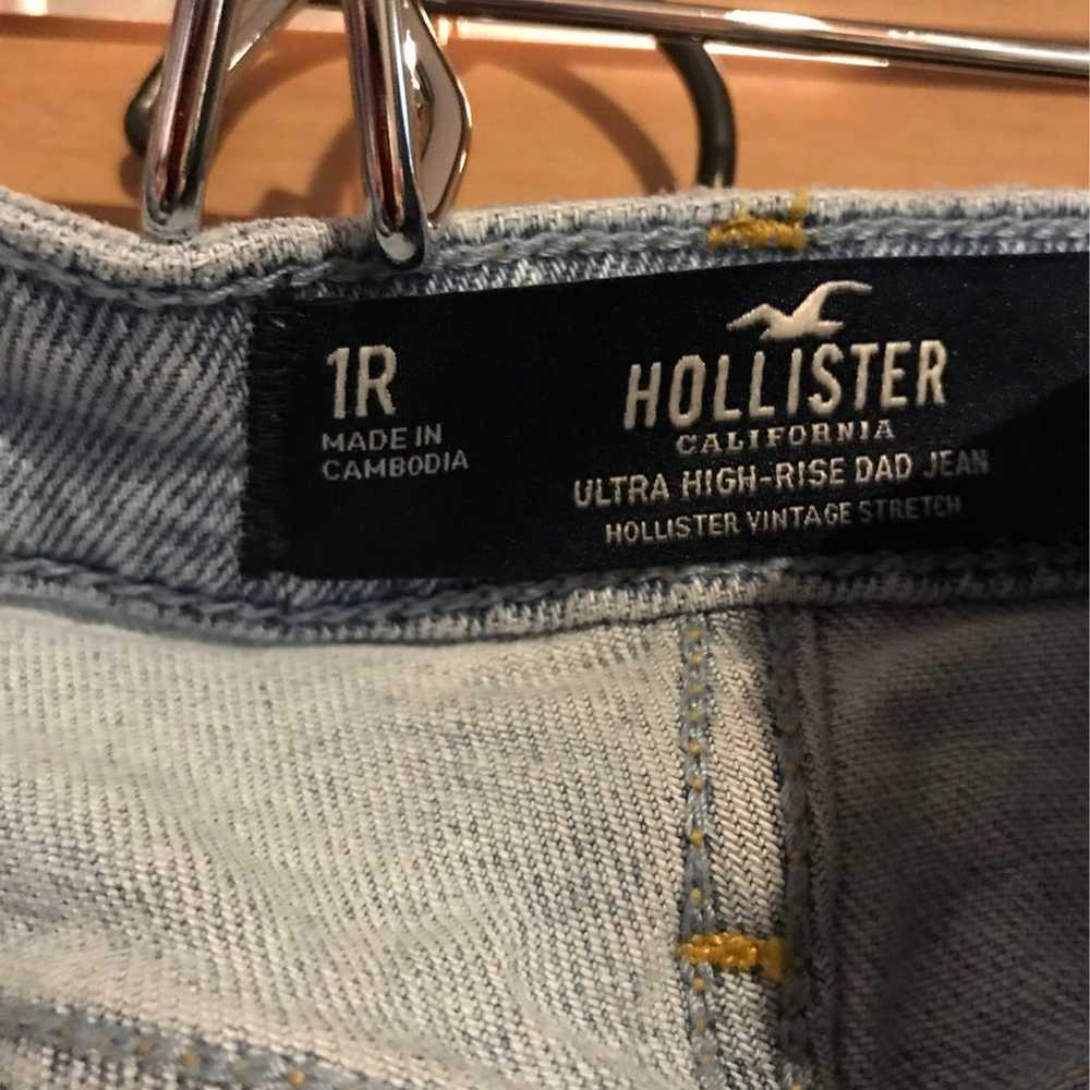 Hollister Jeans size 1R light blue wash vintage s… - image 6