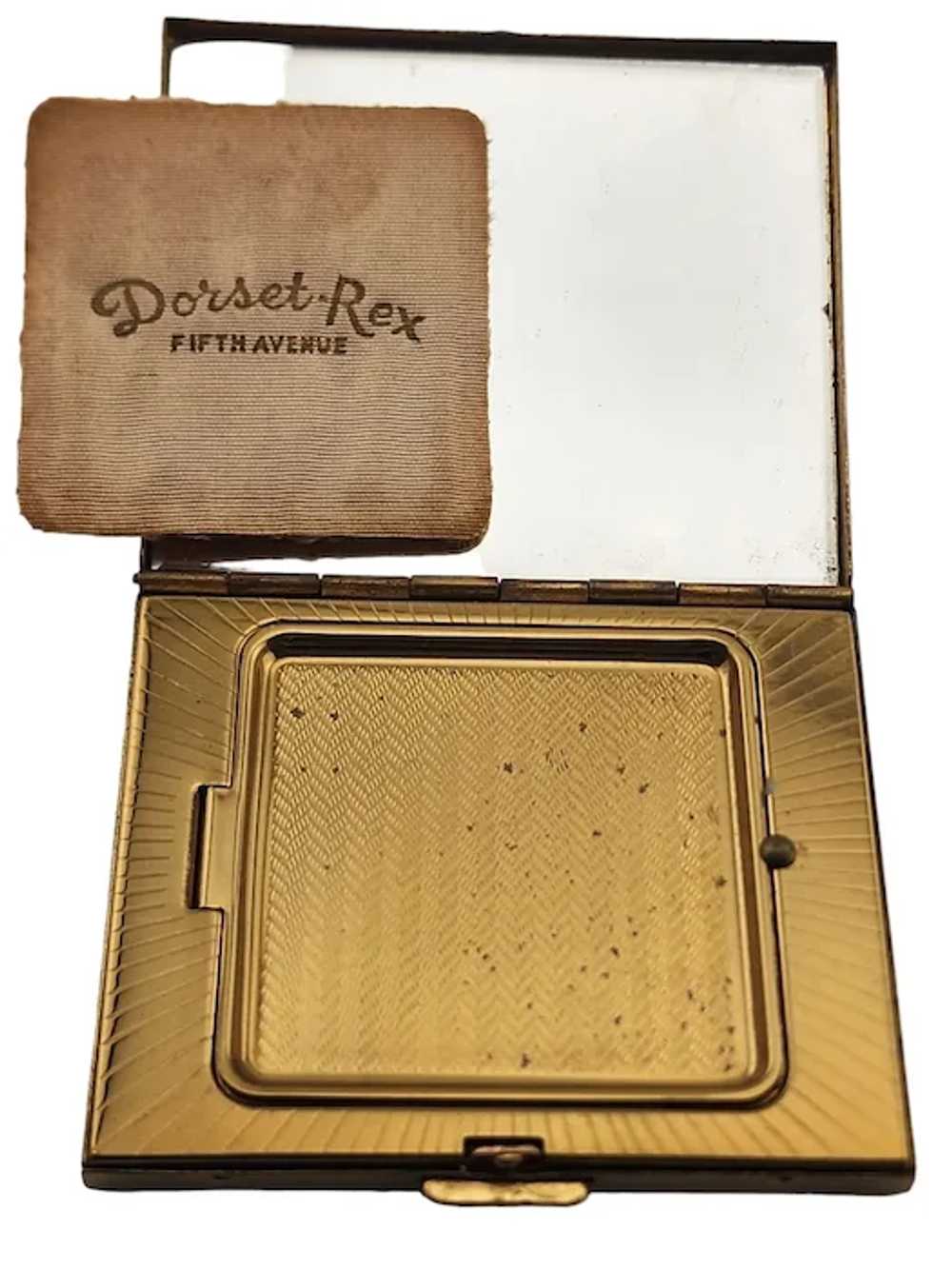 Vintage Dorset - Rex 5th Ave Brushed Gold Compact… - image 3