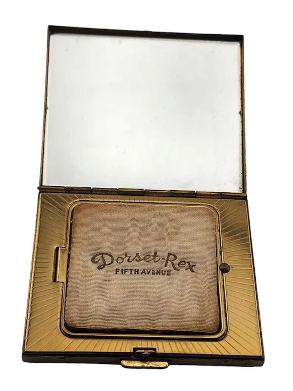 Vintage Dorset - Rex 5th Ave Brushed Gold Compact… - image 4