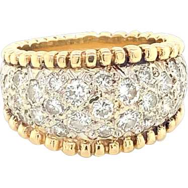 Pave Set Diamond Ring - image 1