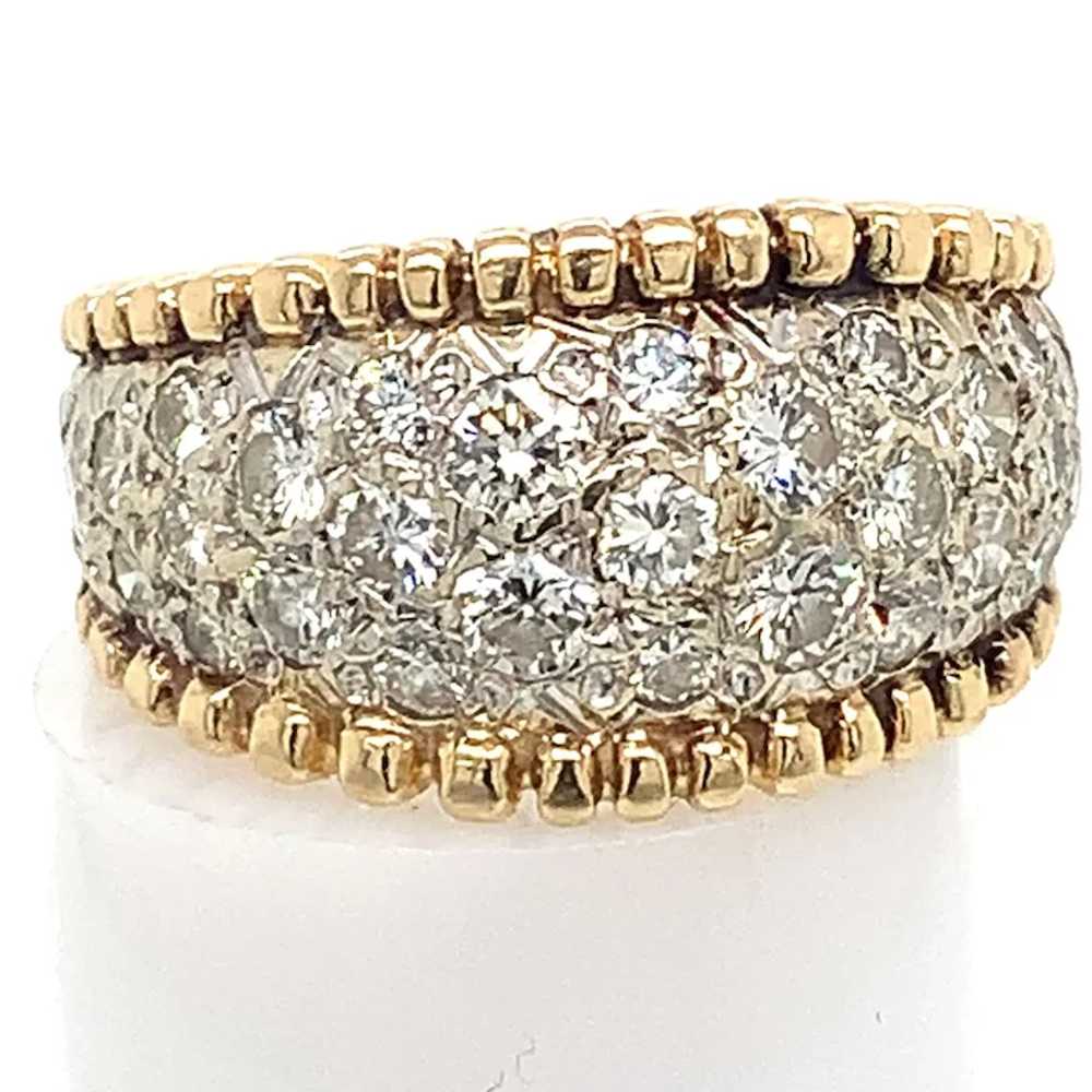 Pave Set Diamond Ring - image 2