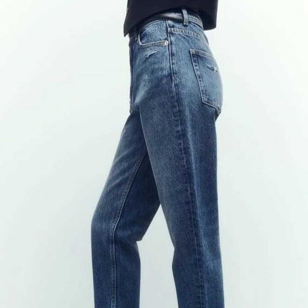 Women's Zara High-Waisted Z1975 Mom-Fit Jeans Siz… - image 10