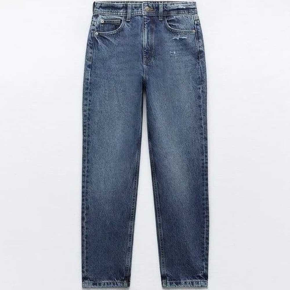 Women's Zara High-Waisted Z1975 Mom-Fit Jeans Siz… - image 1