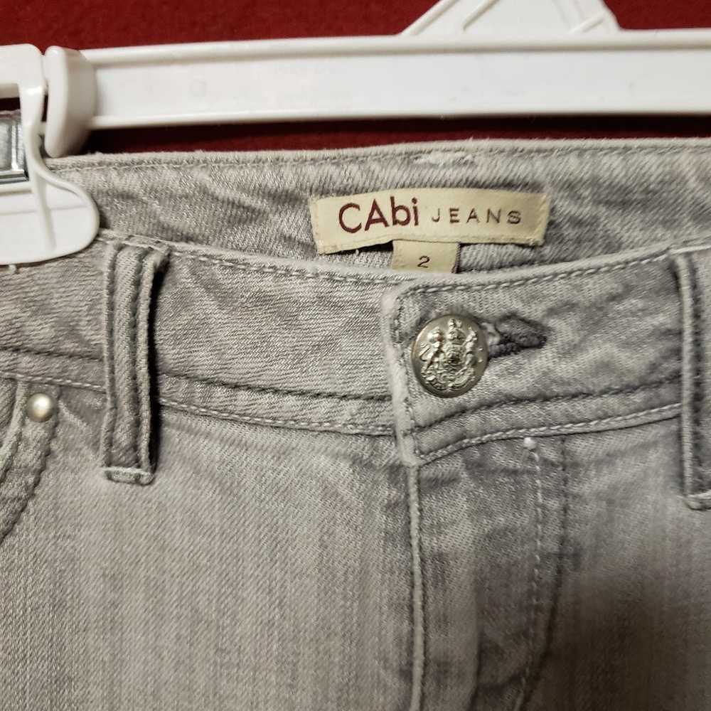 Vintage Cabi Jeans-mid rise-Stonewash Gray-Contem… - image 4