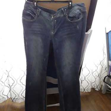 VTG Paris Blues Stretch flare jeans Sz 25 - image 1