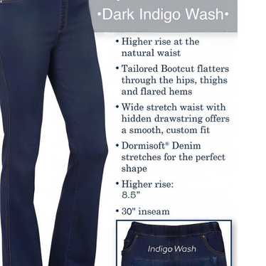 PajamaJeans® - Bootcut Indigo Wash LRG