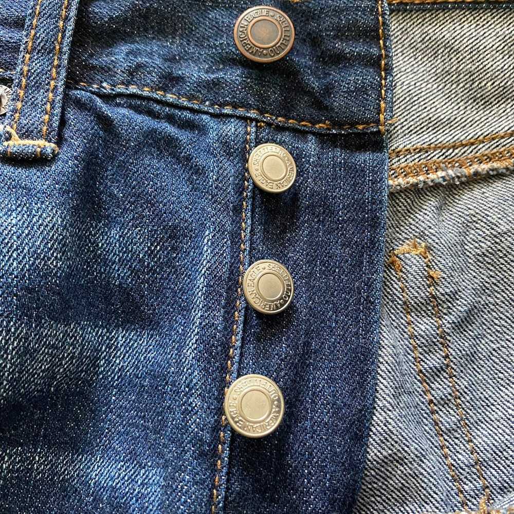 AEO Vintage Hi Rise Jeans Button Fly NEW - image 10