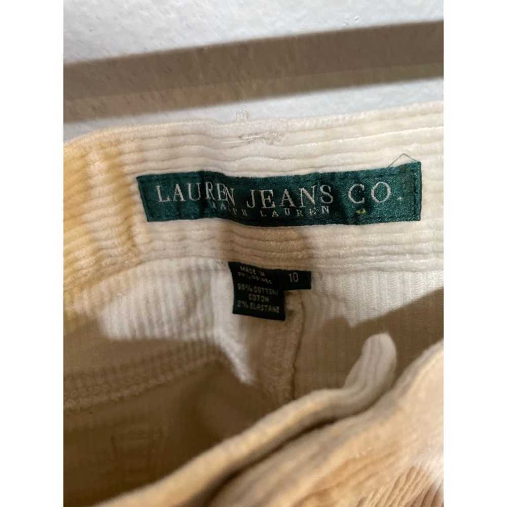 VTG Polo Ralph Lauren size 10 Denim Corduroy Jeans - image 4