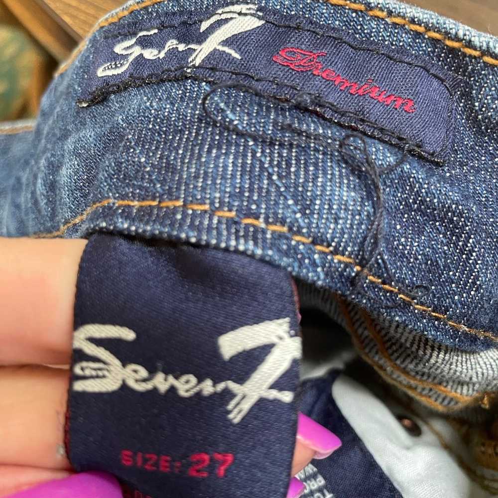 Women's Seven7 Premium Denim Vintage Jeans - image 7