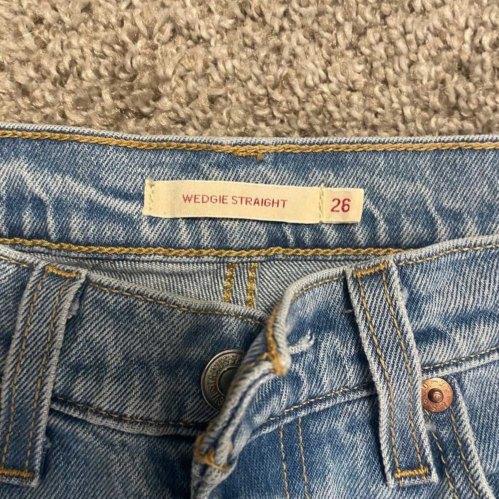 Levi’s wedgie straight jeans - image 3
