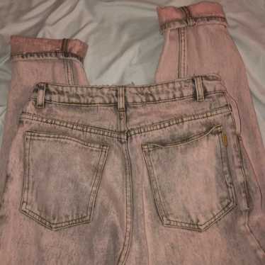 Vintage Pink Jeans - image 1