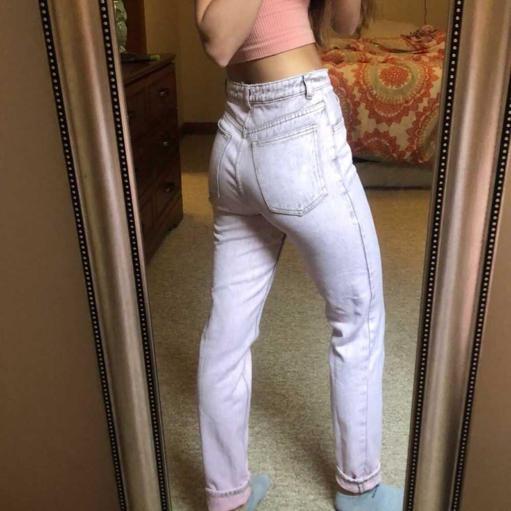 Vintage Pink Jeans - image 5