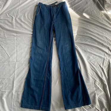 Faded Glory Faded Glory Blue Pull On Cropped Jeans XL Lightweight