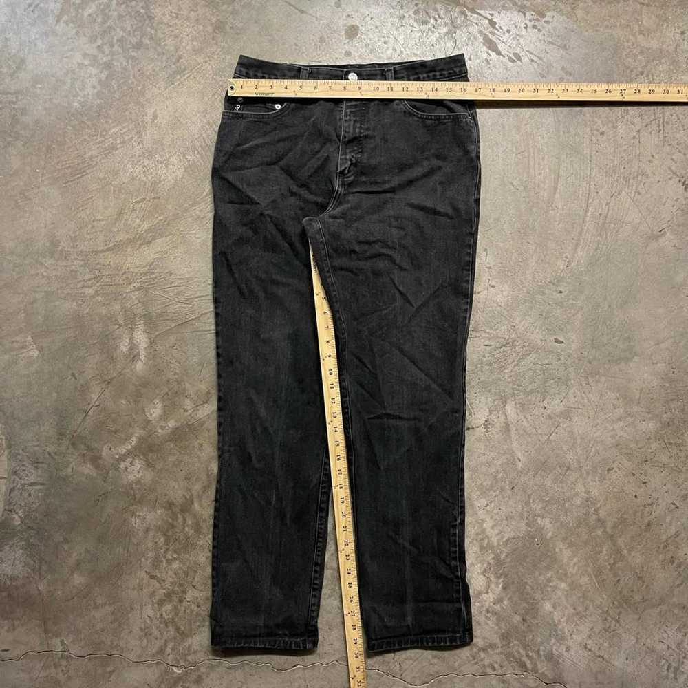 Vintage 1990s Guess Black Denim Jeans Womens 33x32 - image 4