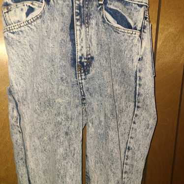1980s Vintage jordache acid washed jeans - image 1