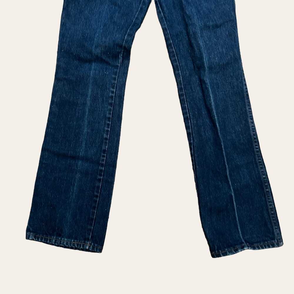 Vintage 70s H.I.S. Dark Denim Jeans XXS 00 - image 3
