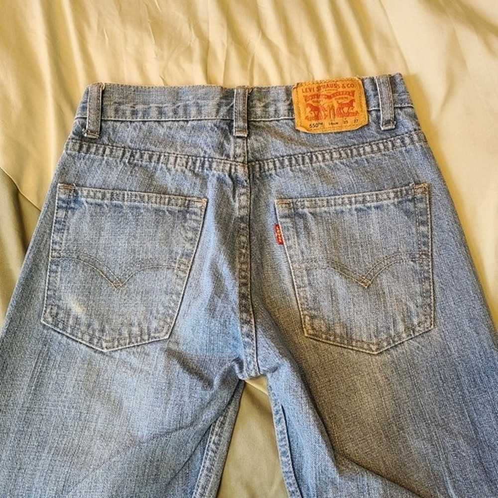 Vintage Red Tab Levi's 550 Relaxed Jeans, Kids Sl… - image 2