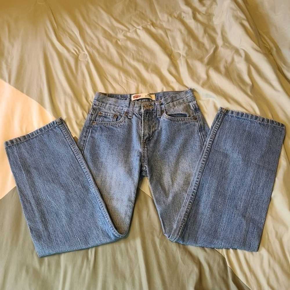 Vintage Red Tab Levi's 550 Relaxed Jeans, Kids Sl… - image 5