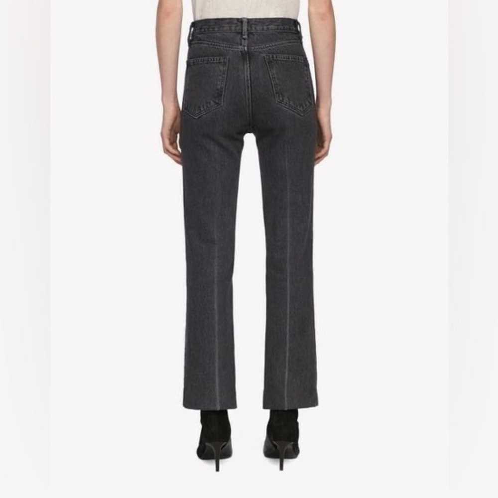 RAG & BONE Dylan High Waist Flare Jeans Grey Kuro - image 3