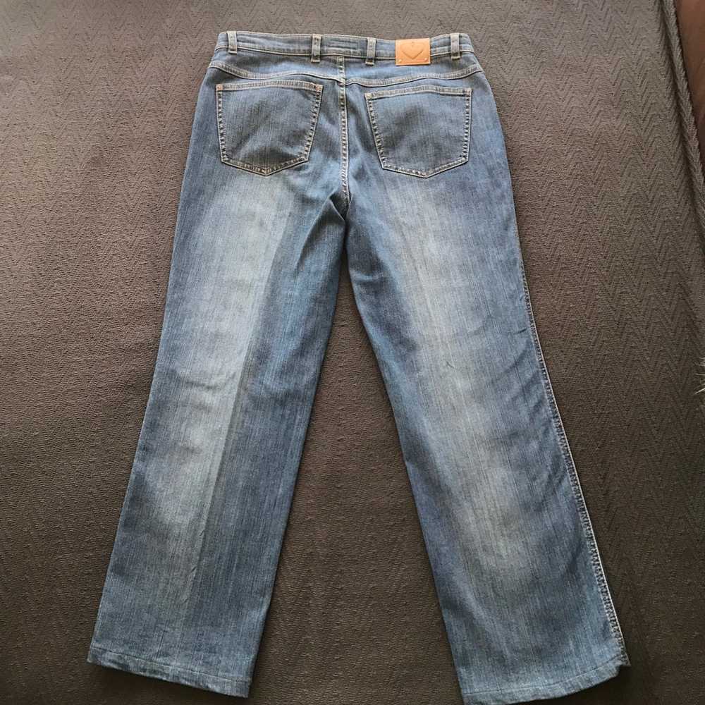 Vintage Escada Blue Jeans Denim Size 42 Straight … - image 11