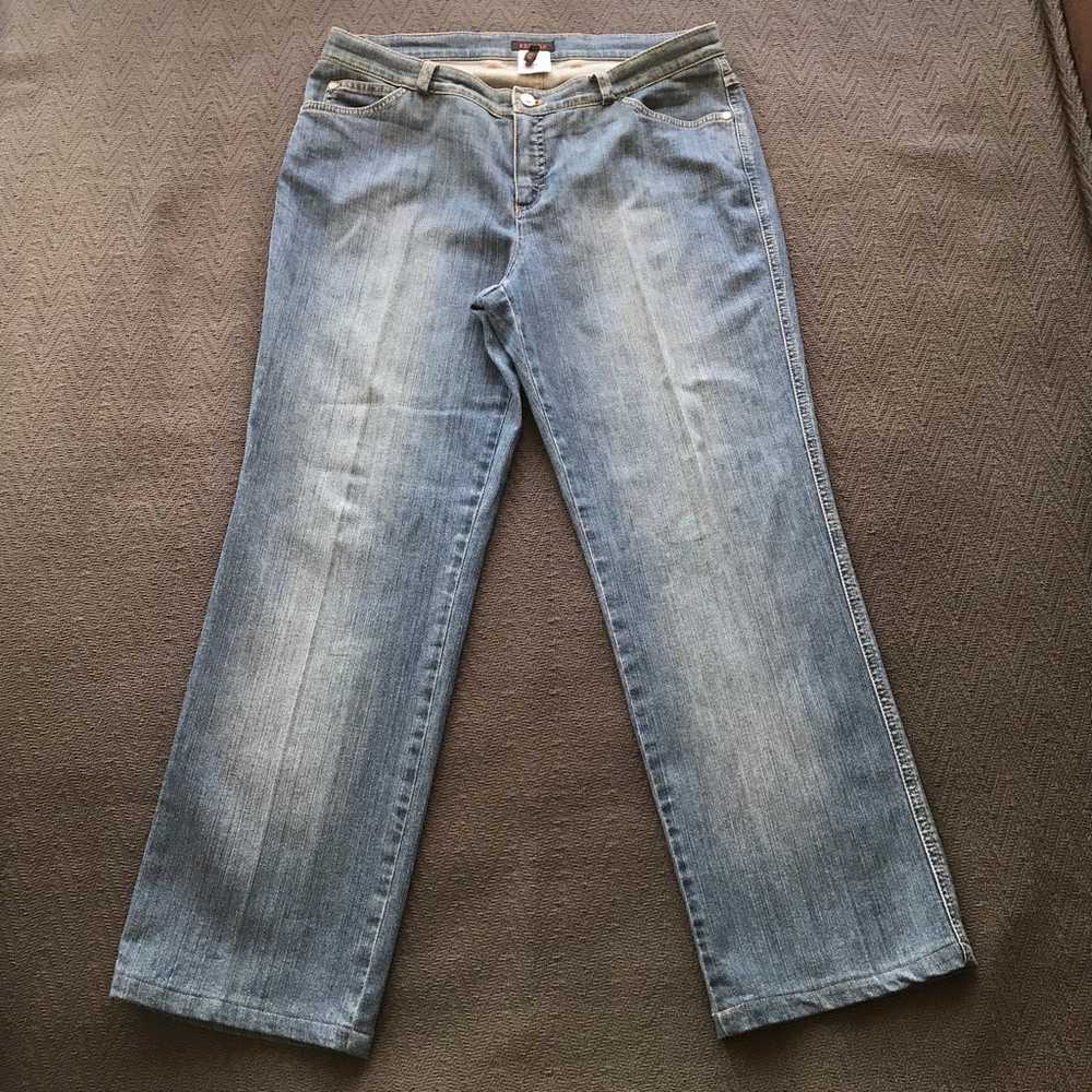 Vintage Escada Blue Jeans Denim Size 42 Straight … - image 2