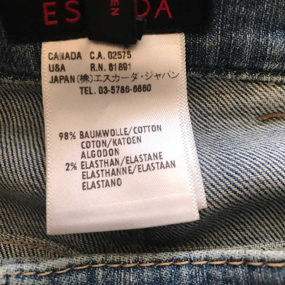 Vintage Escada Blue Jeans Denim Size 42 Straight … - image 5