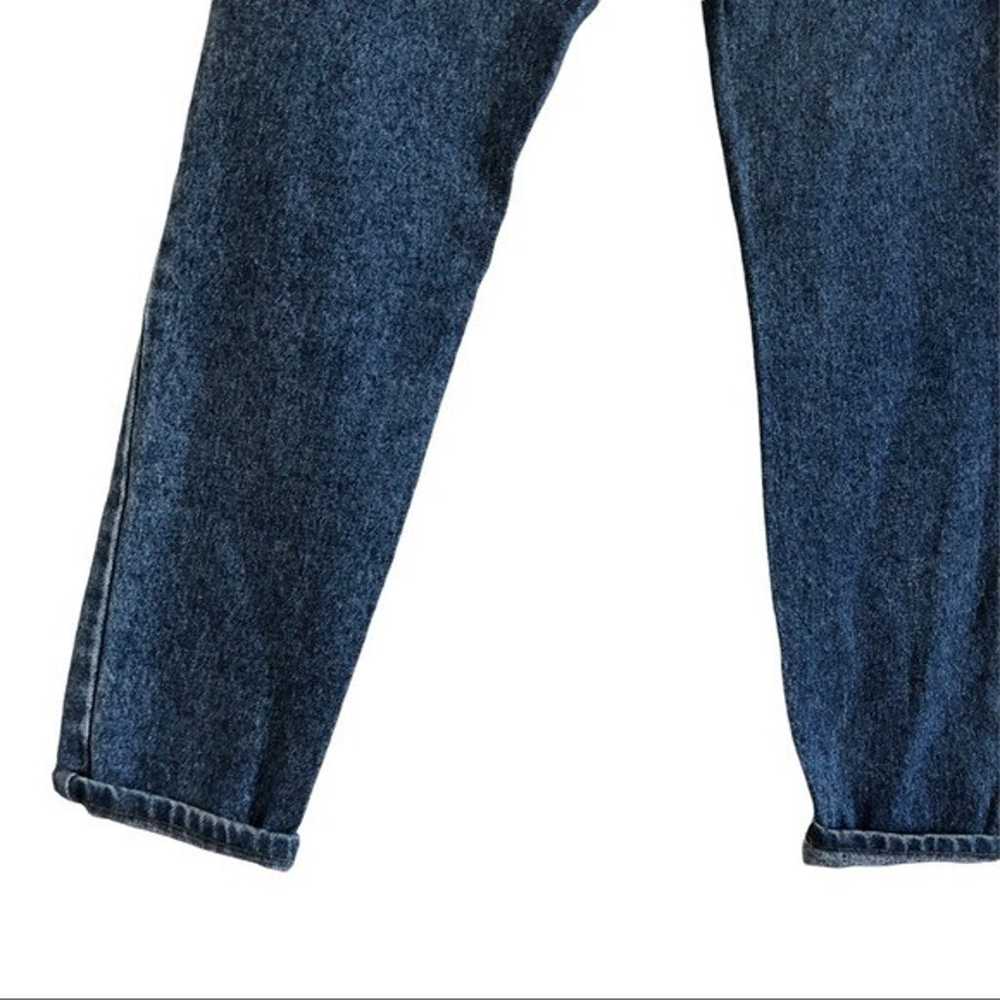 Vintage 90s Lee High Waist Blue Tapered Mom Jeans… - image 11