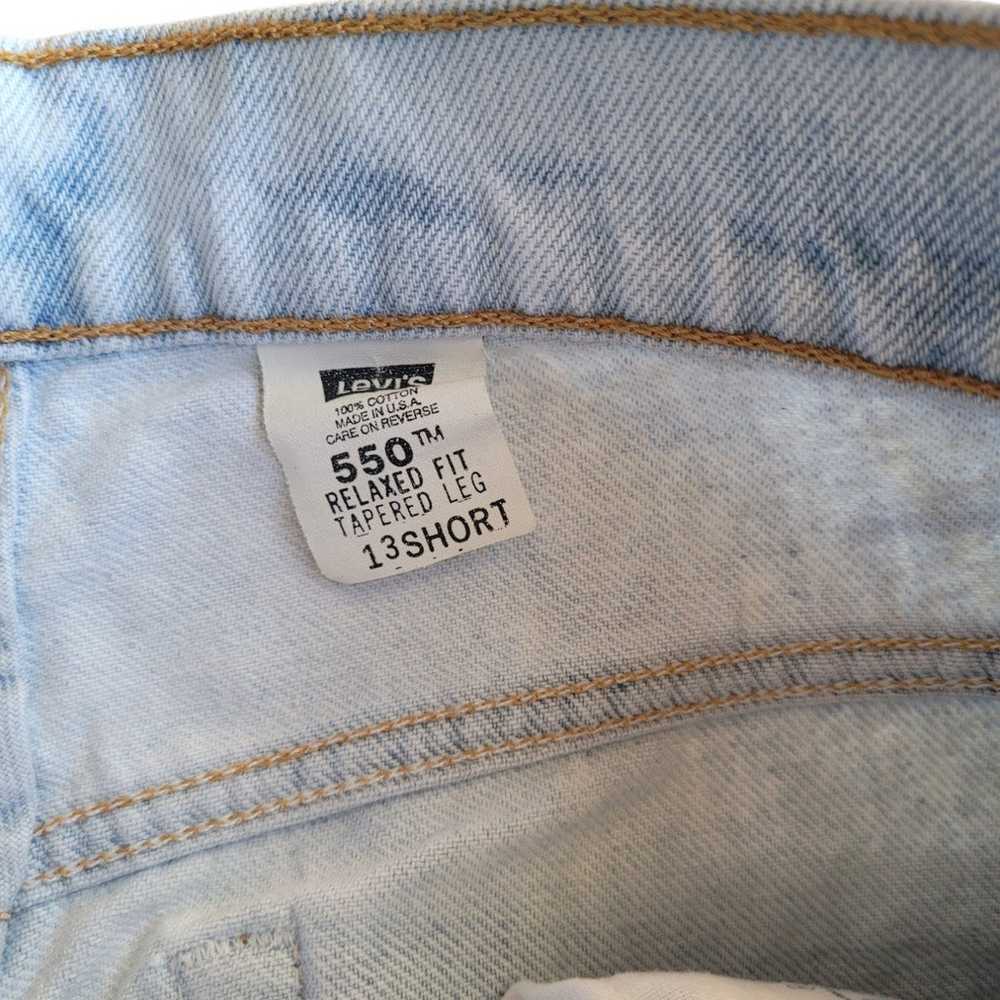 Vintage Levi's 550 Relaxed Fit Tapered Leg Light … - image 4