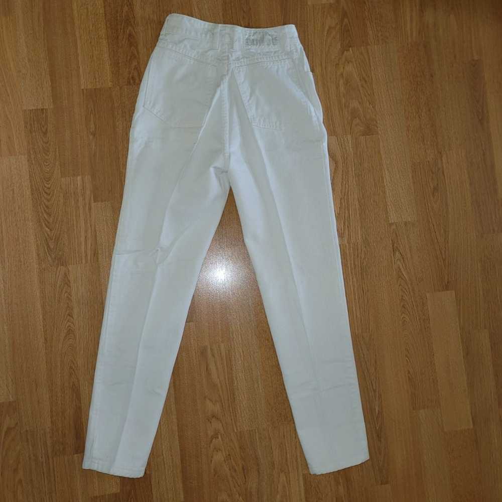 Vintage Bongo white high waist jeans 24 - image 6